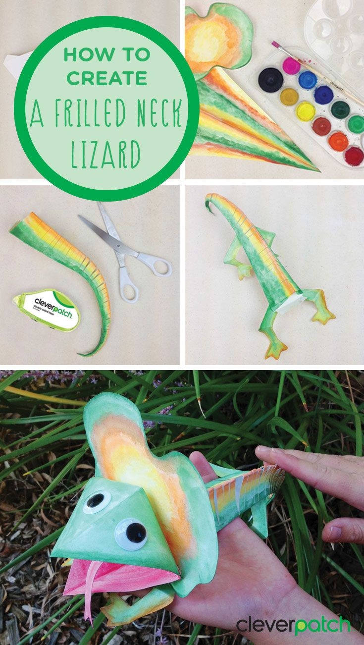 printable lizard craft