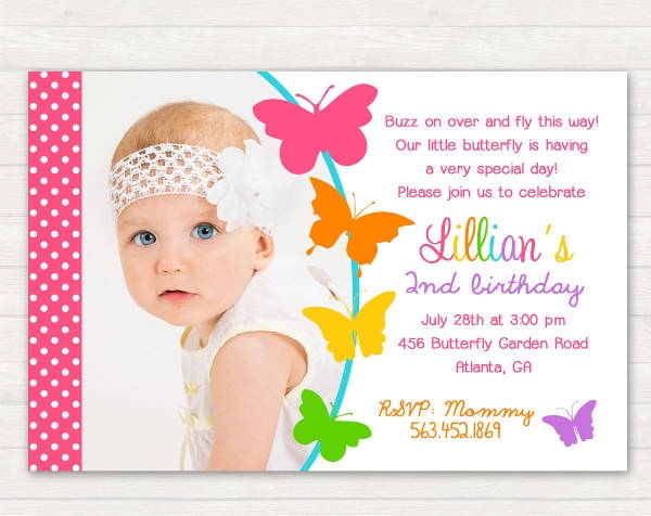 butterfly invitation template