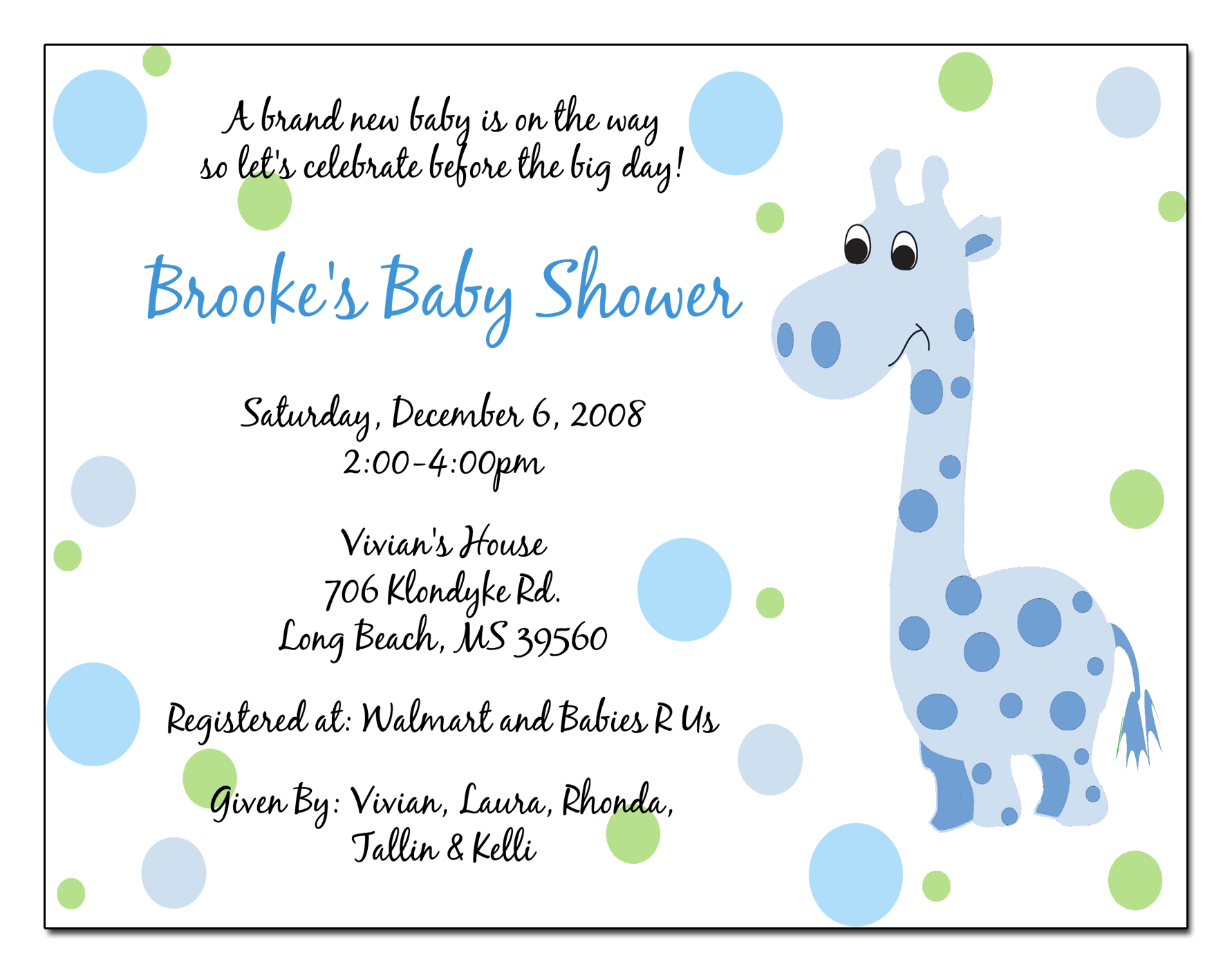 Baby Shower Invite Ideas