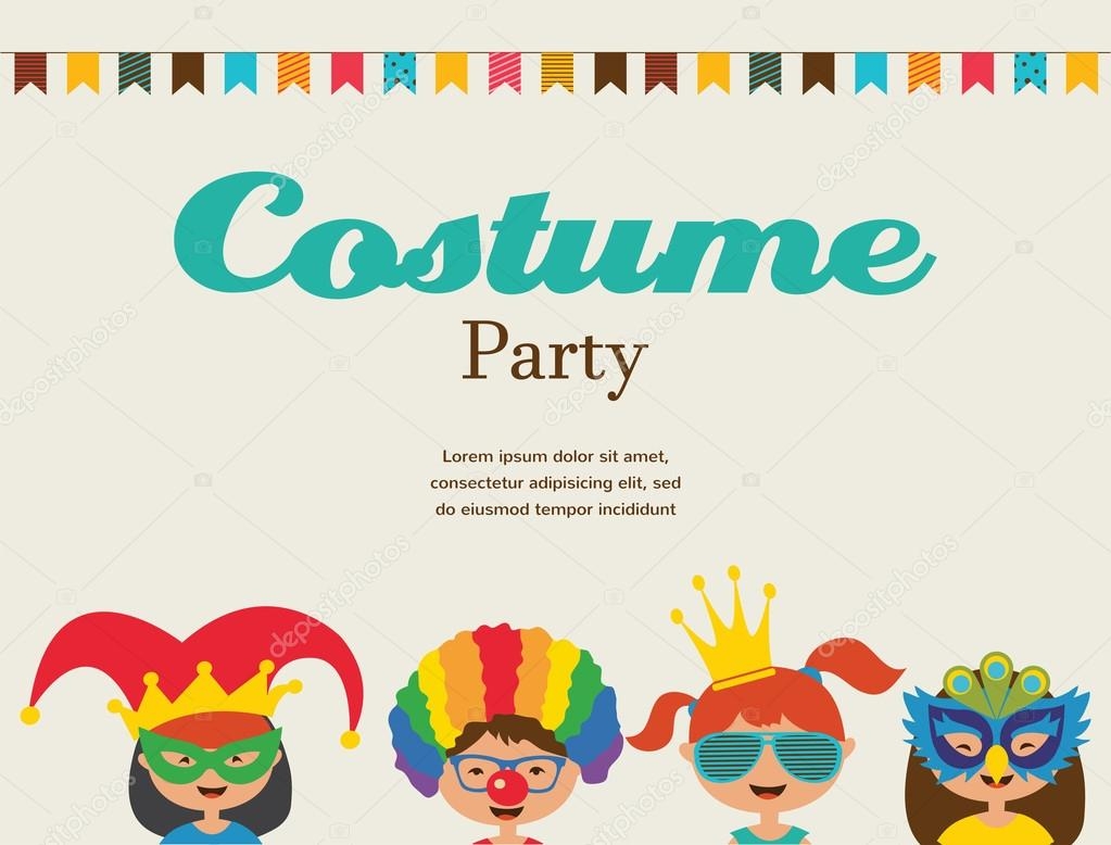 costume party invitation templates free