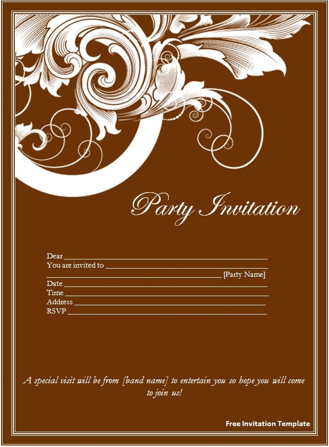 Download Invitation Template Free