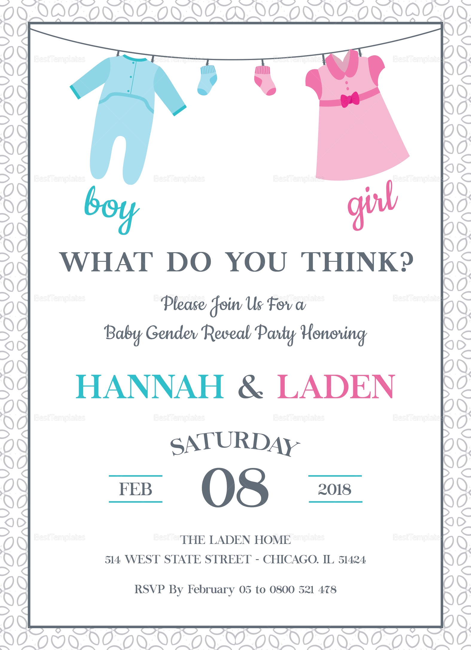 Editable Baby Reveal Invite Template Gender Reveal Pr Vrogue co