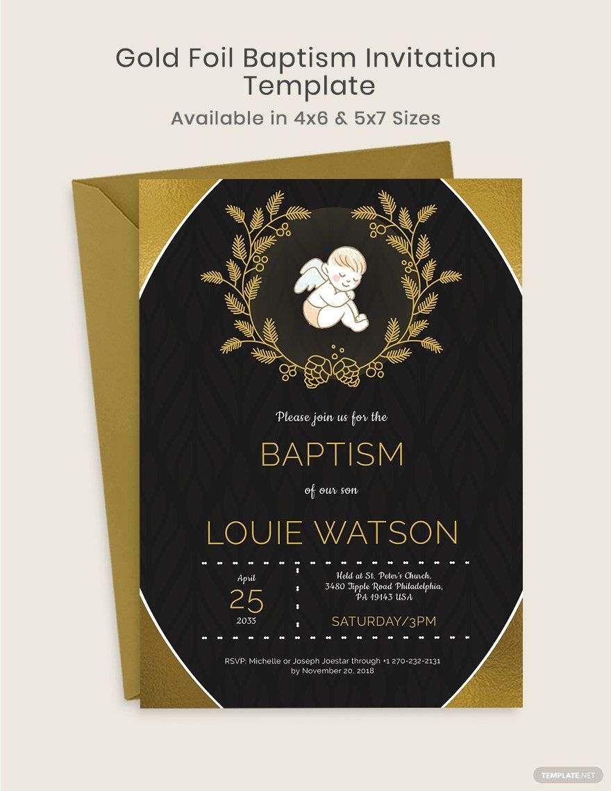 baptism invitation template free
