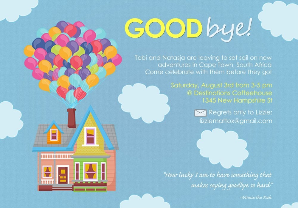 Fare Well Party Invitation Templates Free