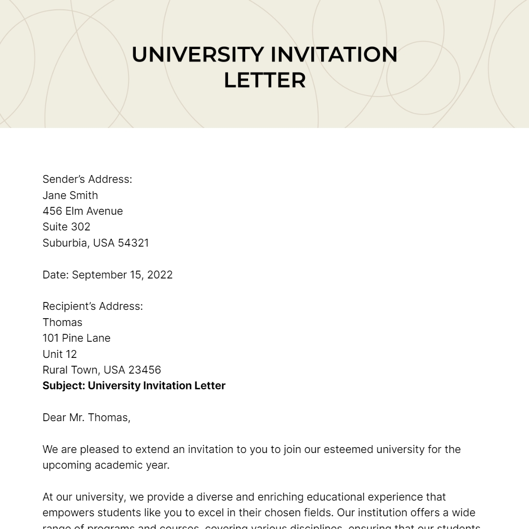 FREE Business Invitation Letter Template Download In Word Google 