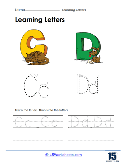 Free Learning Letters Worksheet Download Free Learning Letters 