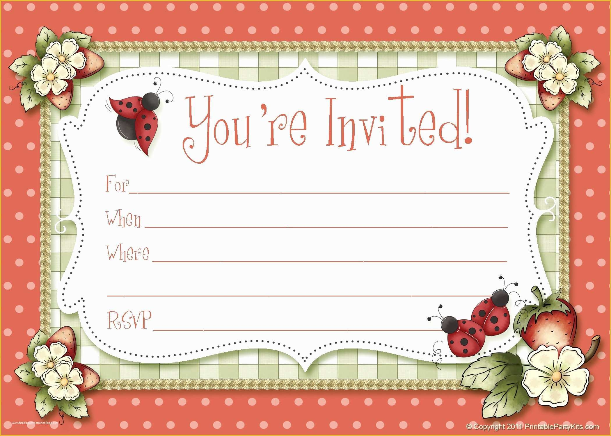free online invitation templates
