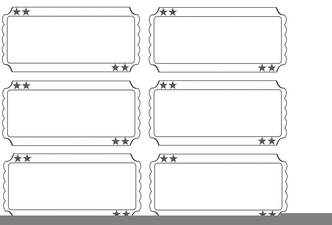 Free Printable Admission Ticket Template Free Printable