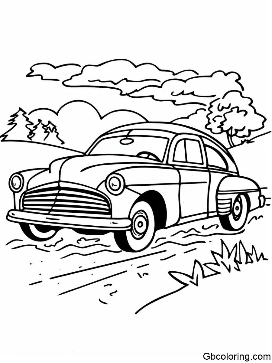 Auto Coloring Pages