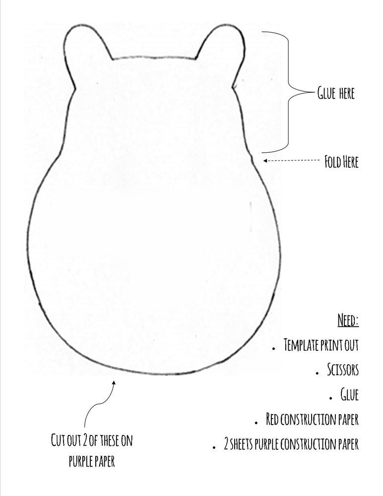 Free Printable Hippo Craft Template Artofit