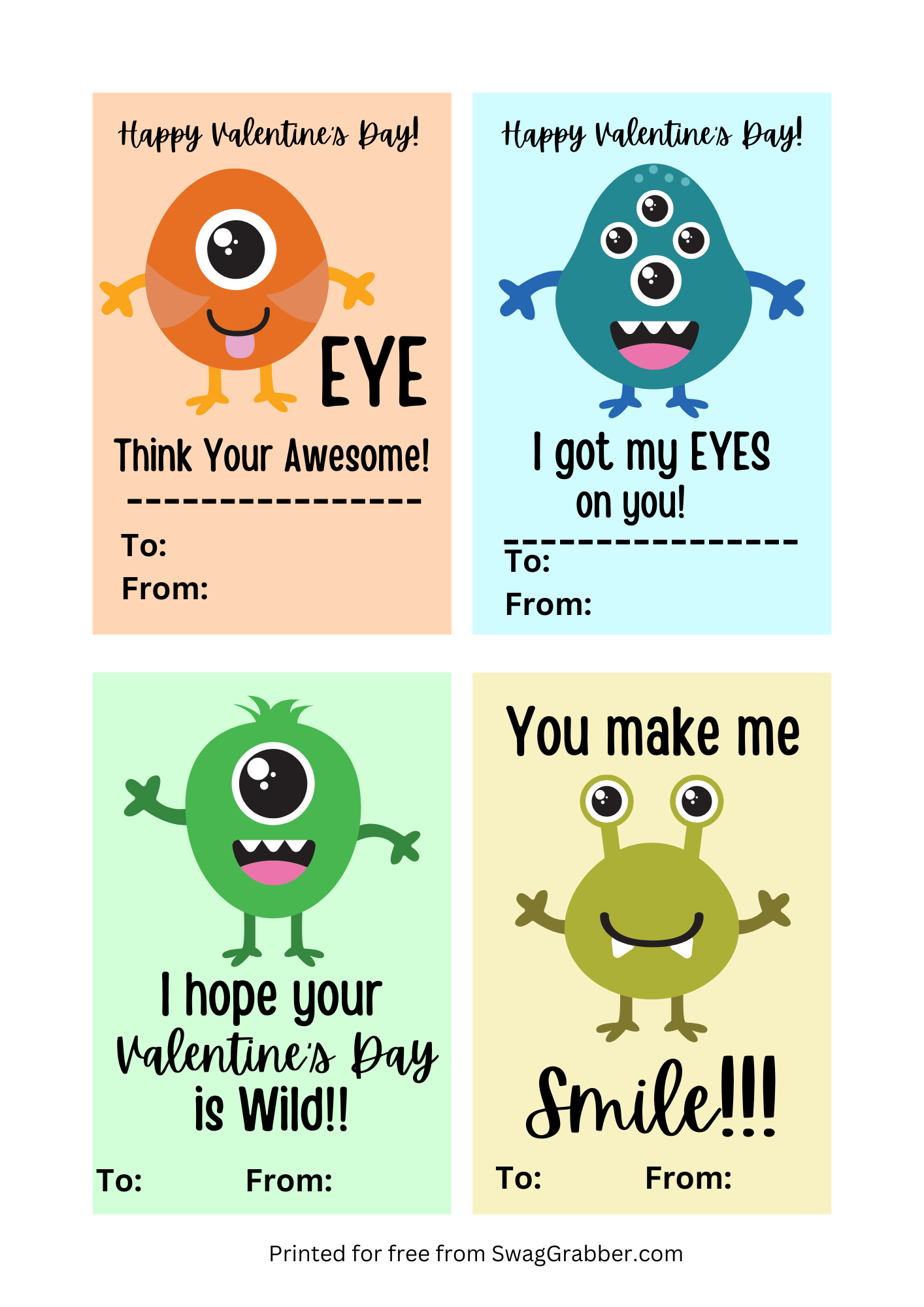 free printable valentines day cards for grandson