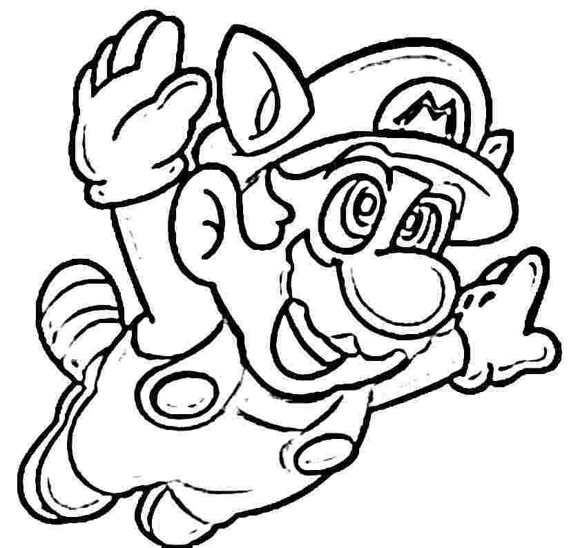 mario coloring pages free