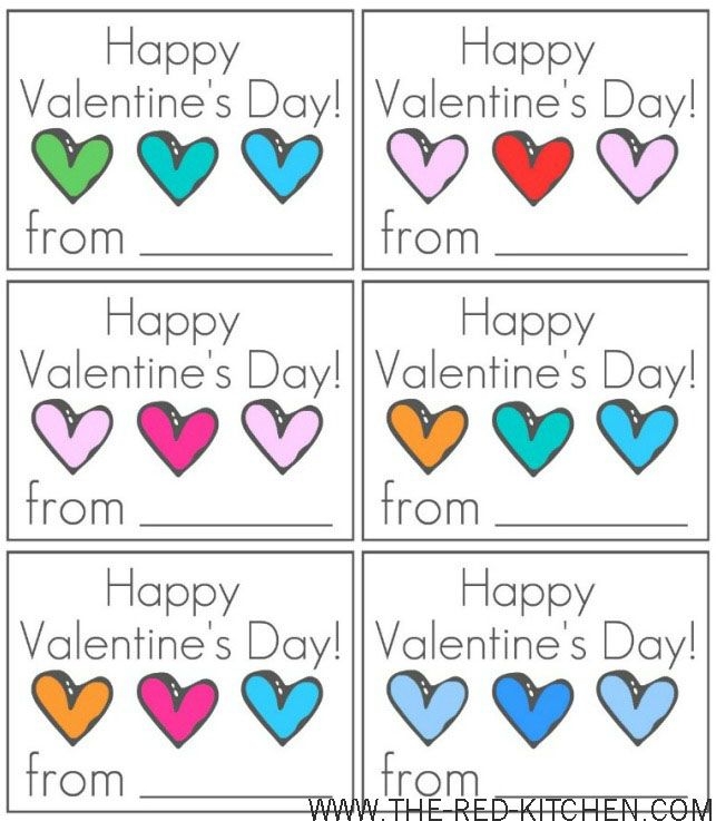 free printable homemade valentine cards