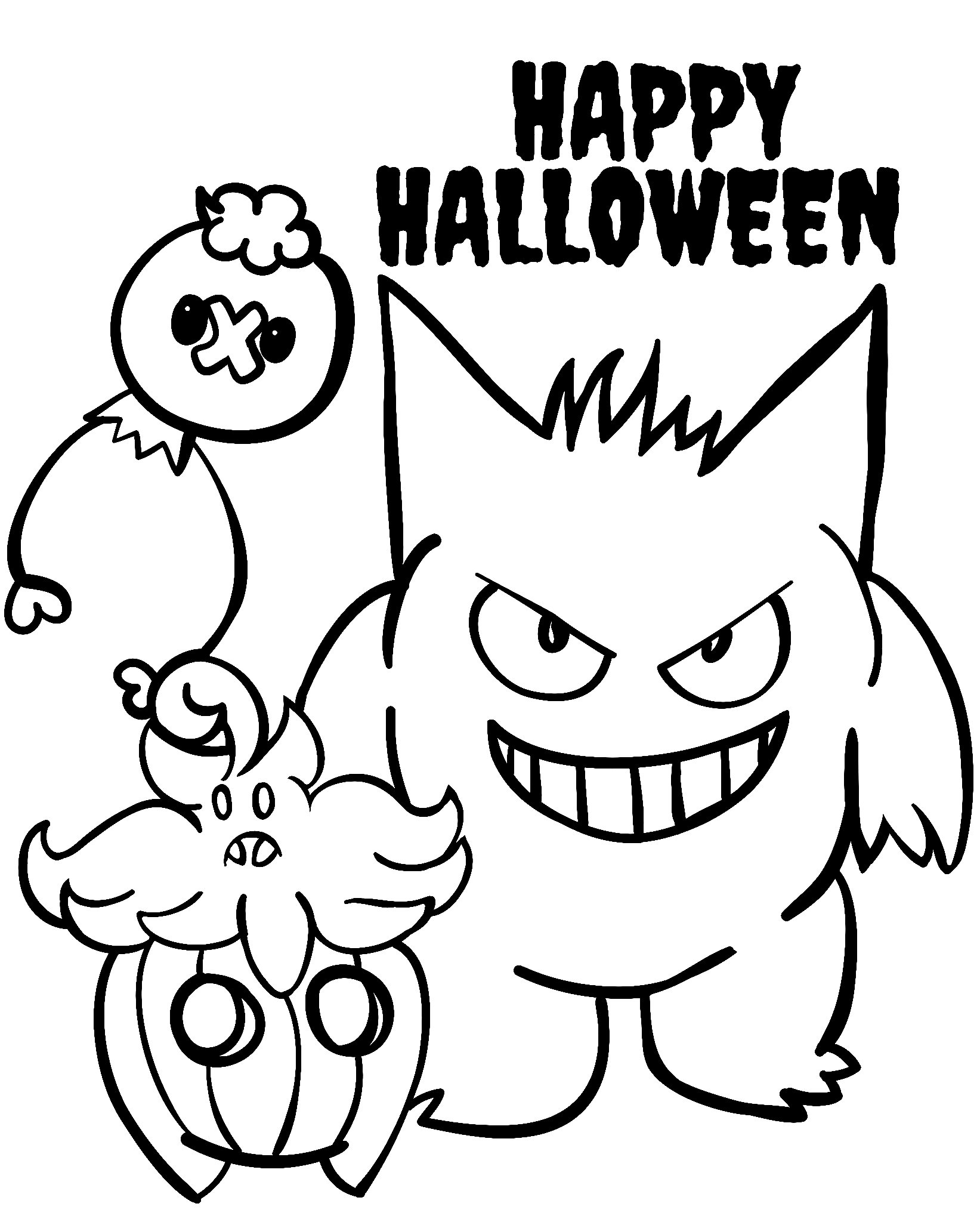 halloween coloring page free