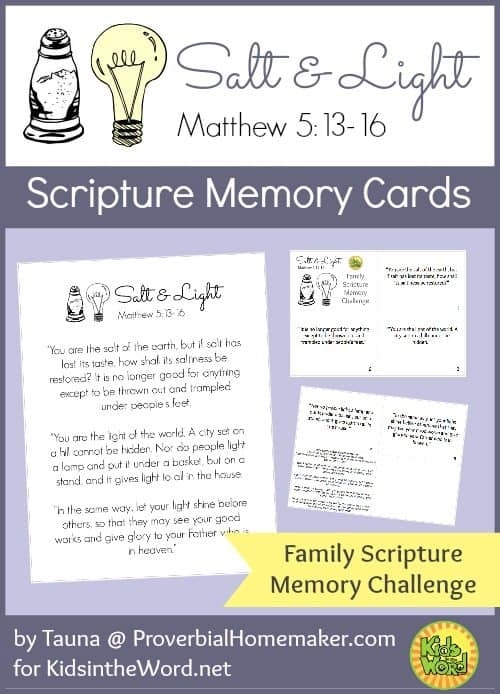 FREE Printable Scripture Memory Cards