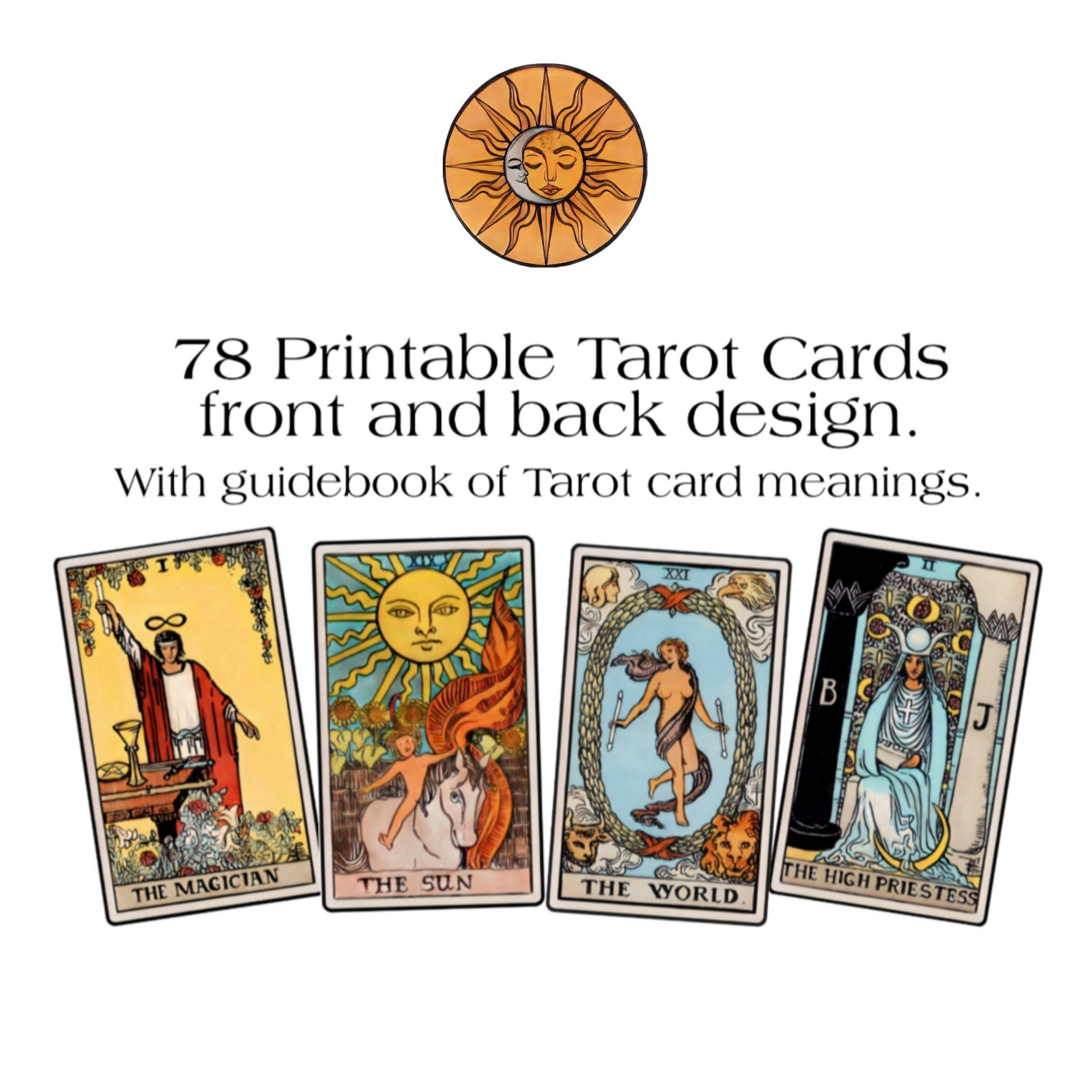 free printable tarot cards pdf