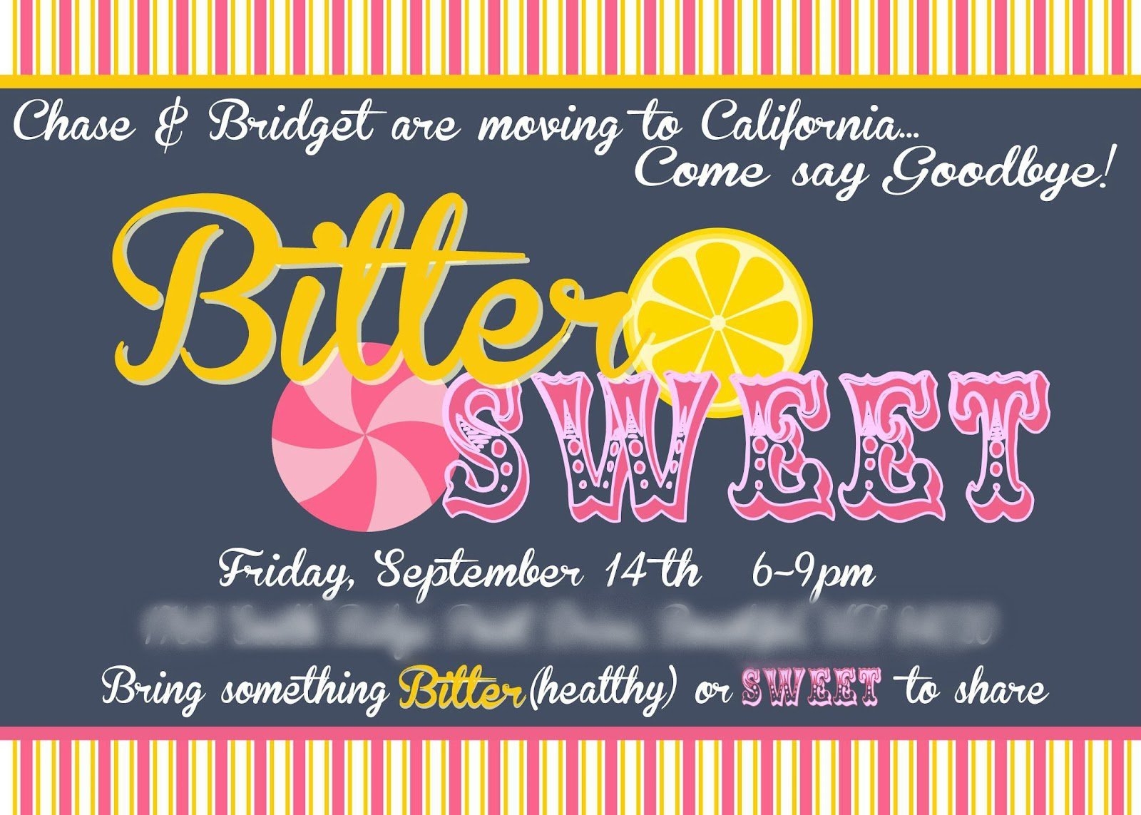 goodbye invitation templates