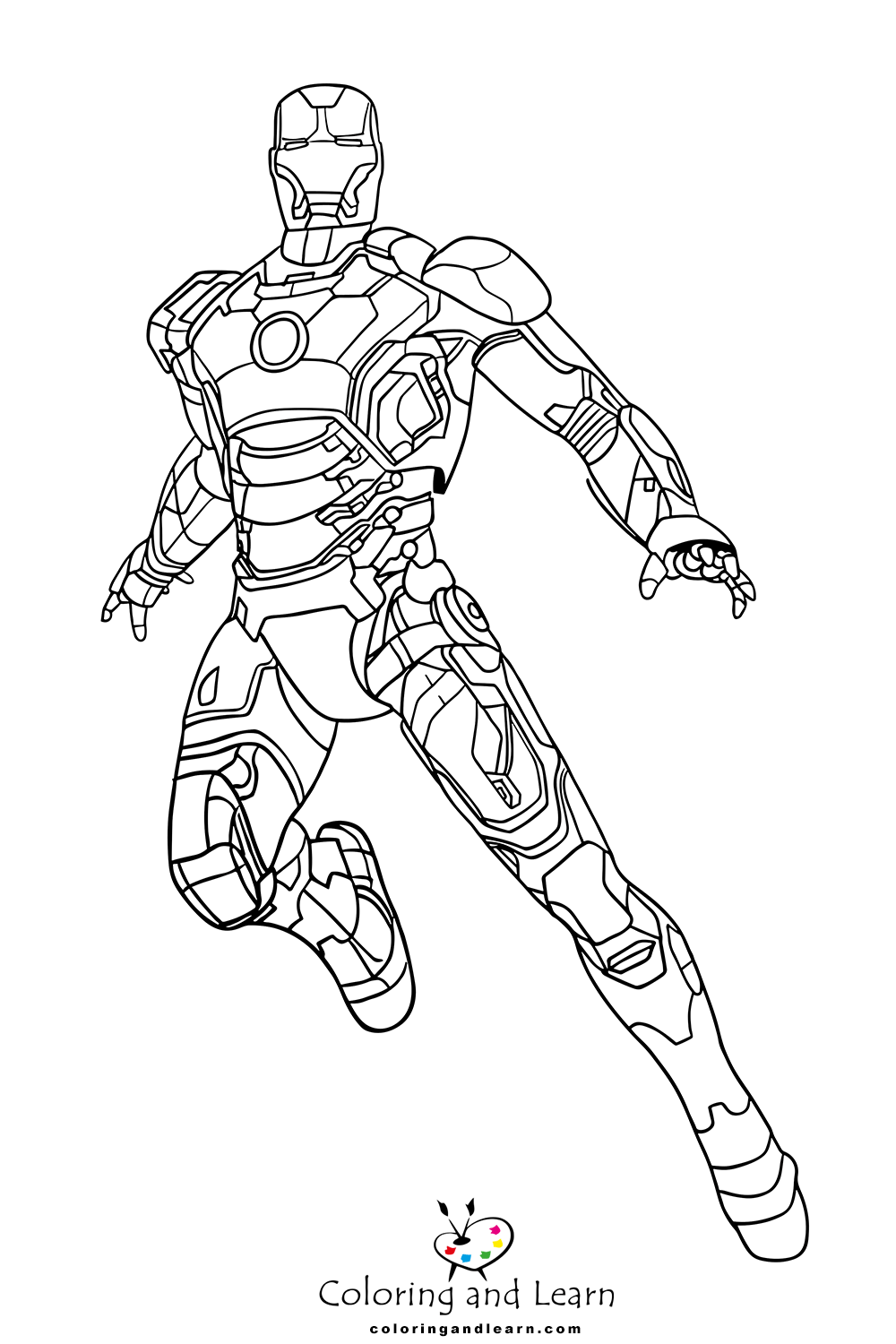 Iron Man Coloring Pages FREE 2025 Coloring And Learn
