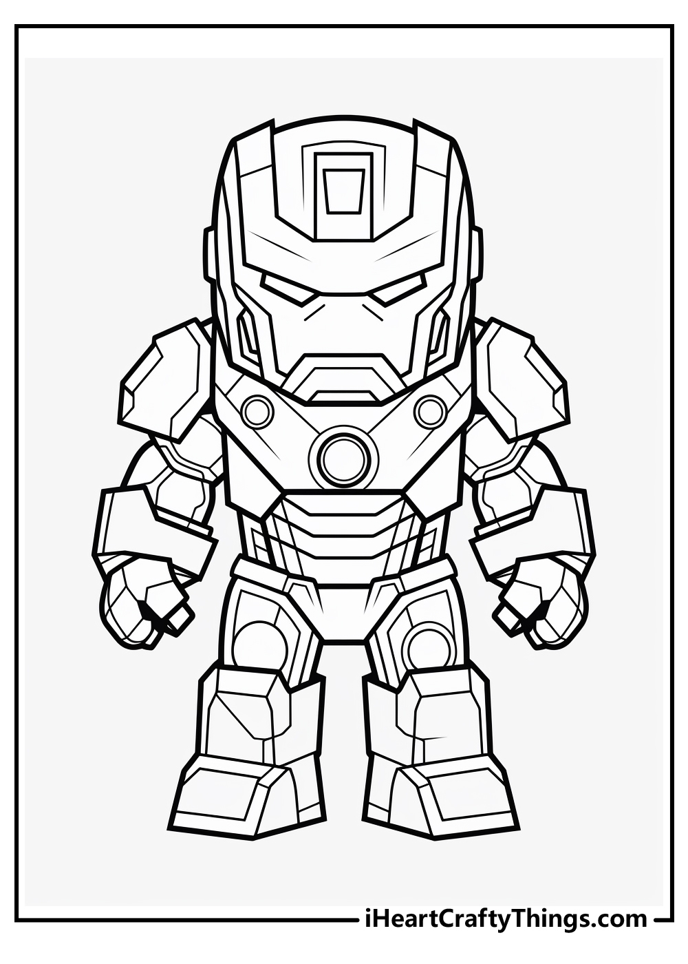 Iron Man Coloring Pages