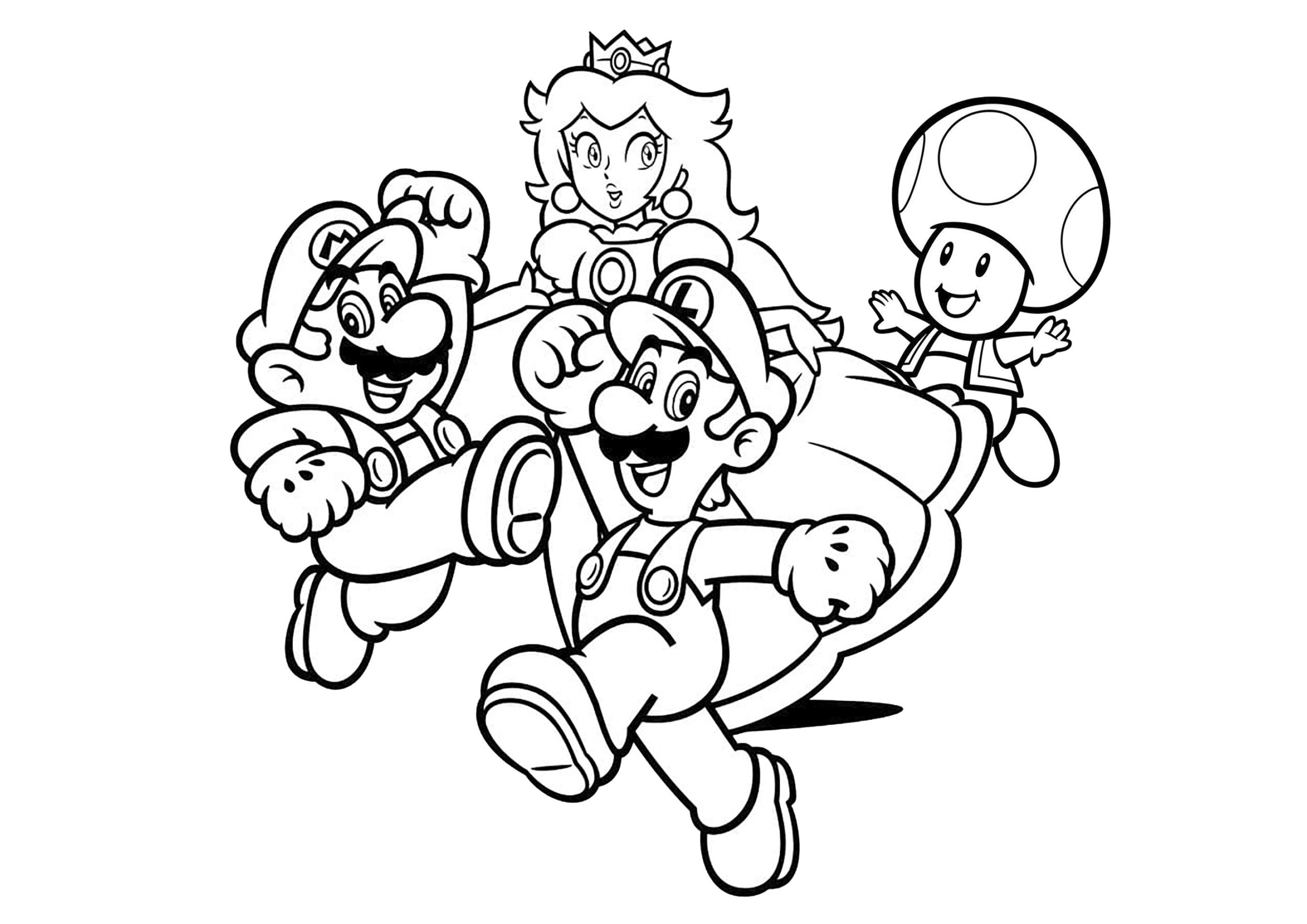 Mario Bros Coloring Pages