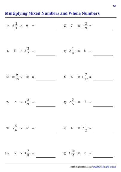 Multiply And Divide Whole Numbers Warm Ups Or Worksheet Worksheets 