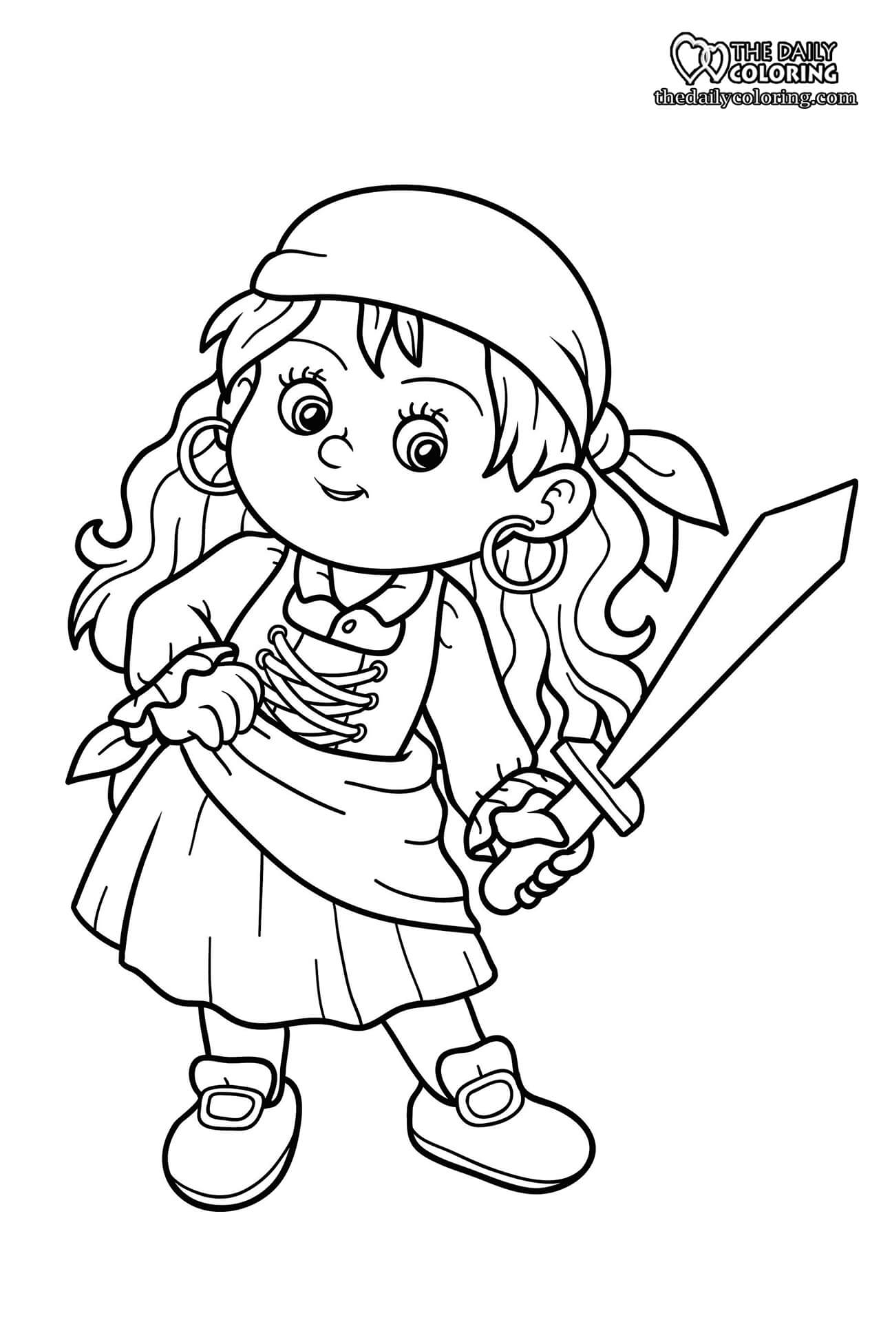 Pirate Coloring Pages The Daily Coloring
