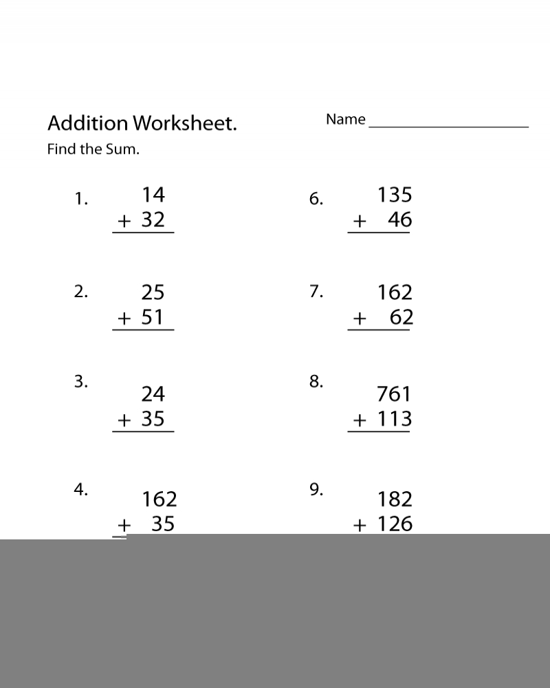 Printable 3rd Grade Worksheets Math Math Worksheets Printable