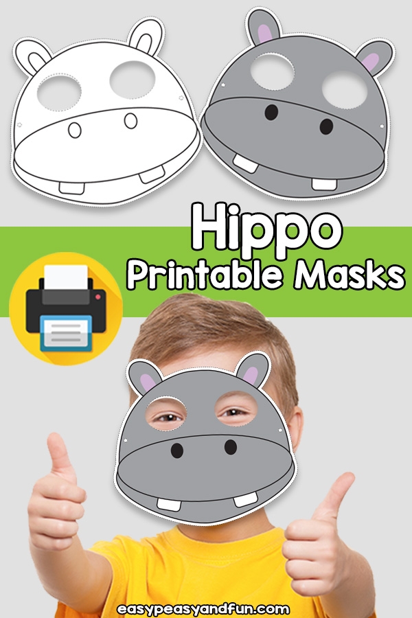 Printable Hippo Mask Template Easy Peasy And Fun Membership