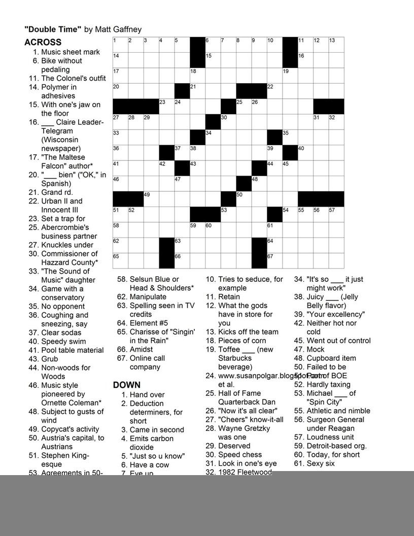 Printable Joseph Crossword Printable Crossword Puzzles