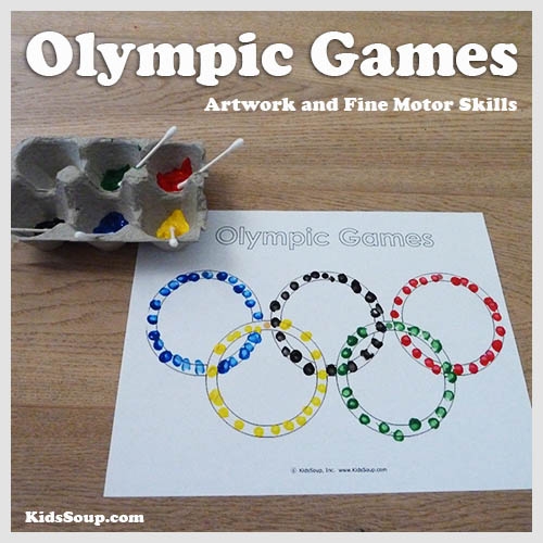 printable olympic crafts