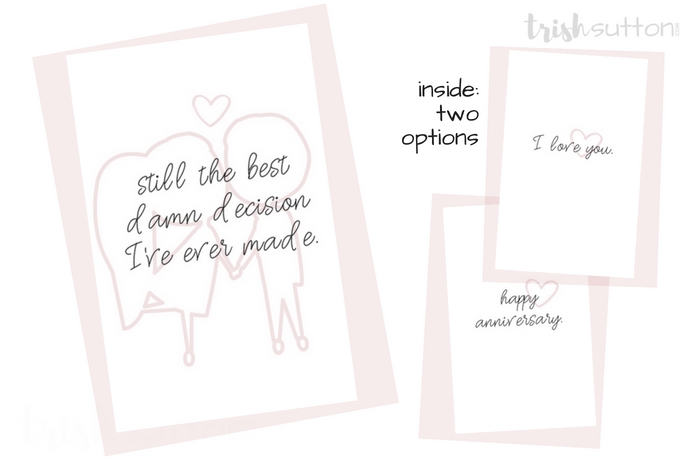 Printable Romantic Greeting Cards Everyday Love Anniversary Cards
