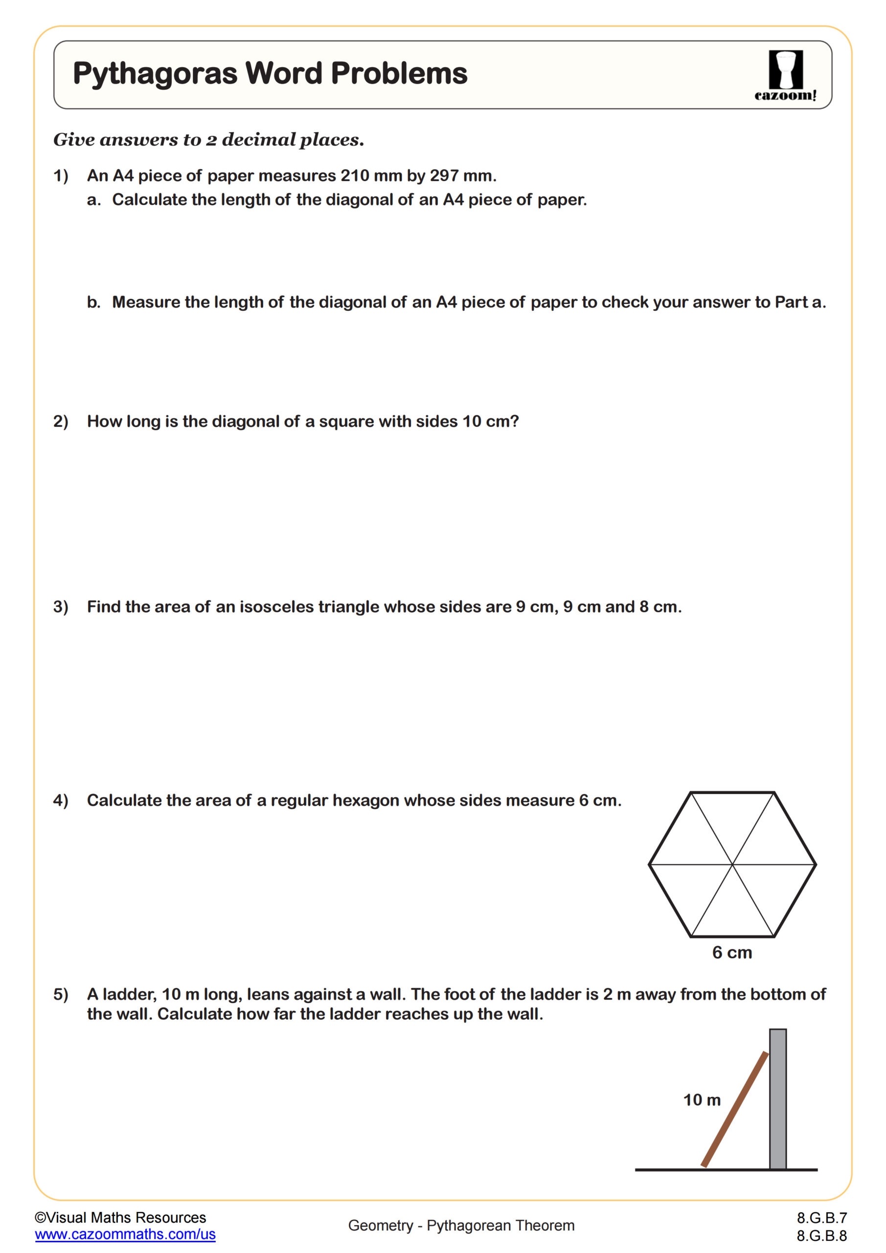 pythagorean theorem worksheet with answers pdf