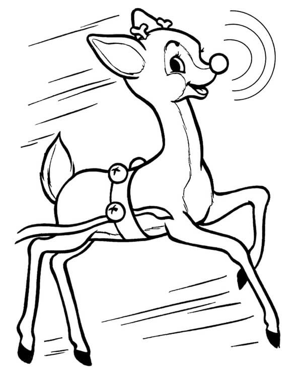 Rudolph Coloring Pages