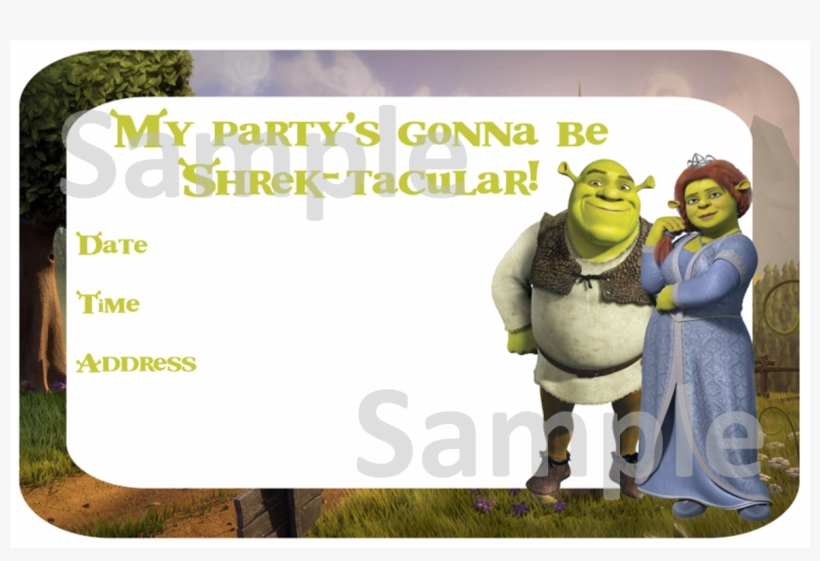 Shrek Invitation Template Free