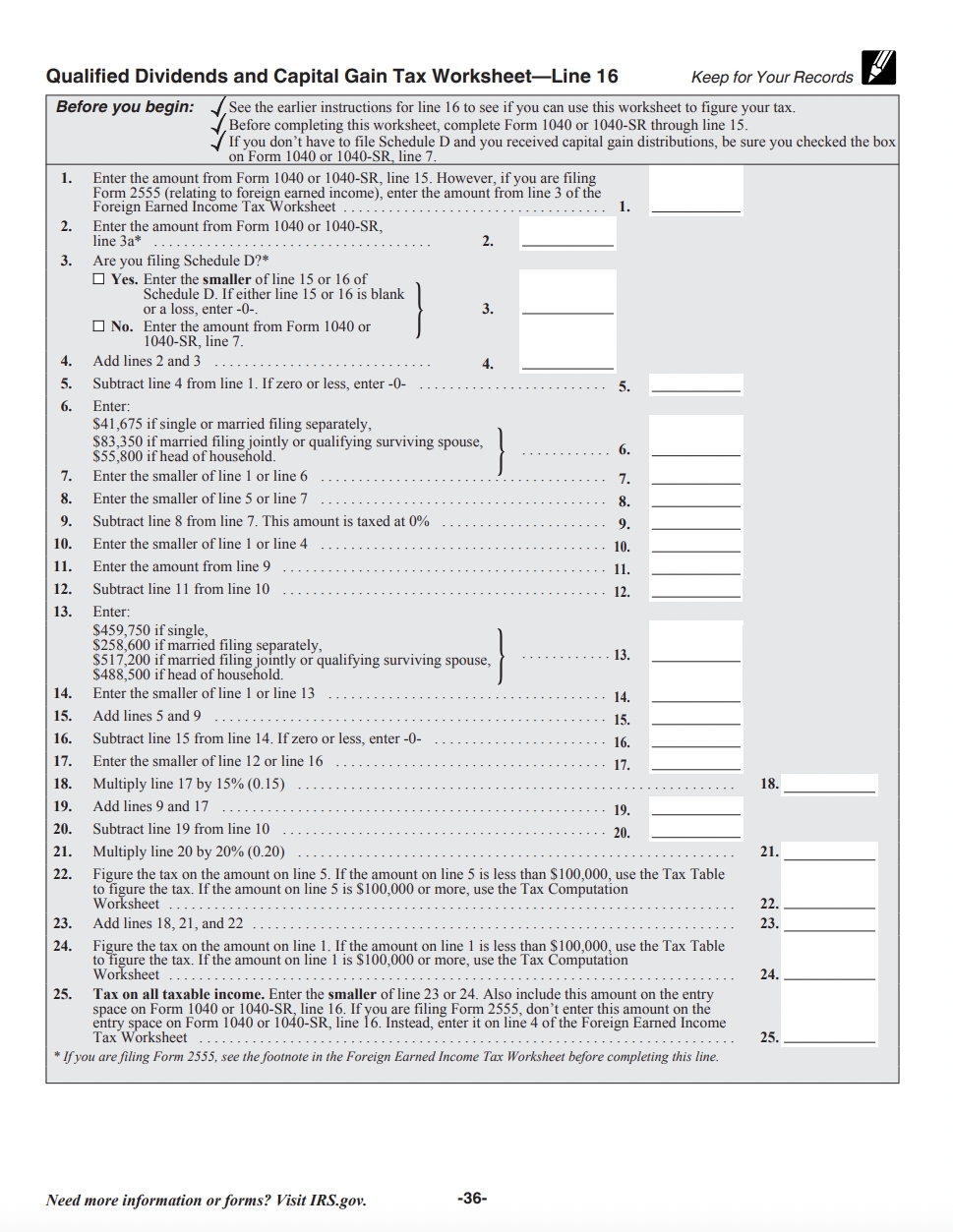 social security worksheet