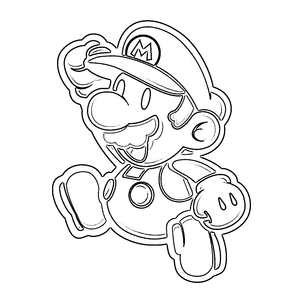 Super Mario Coloring Pages Free Printable Coloring Pages Cool 