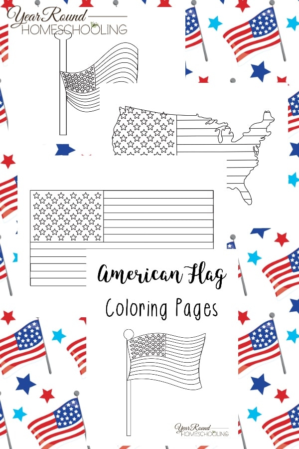 United States Flag Coloring Page