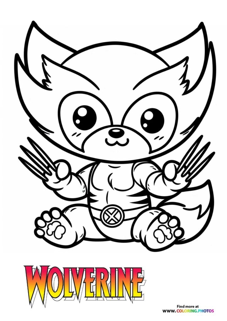 Wolverine Coloring Pages