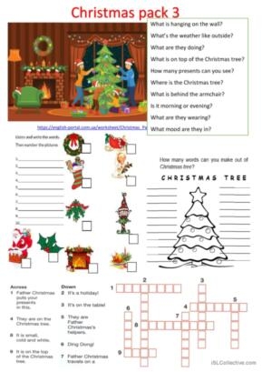 1 216 Christmas English ESL Worksheets Pdf Doc Worksheets Library