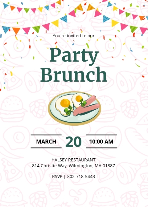 free brunch invitation template
