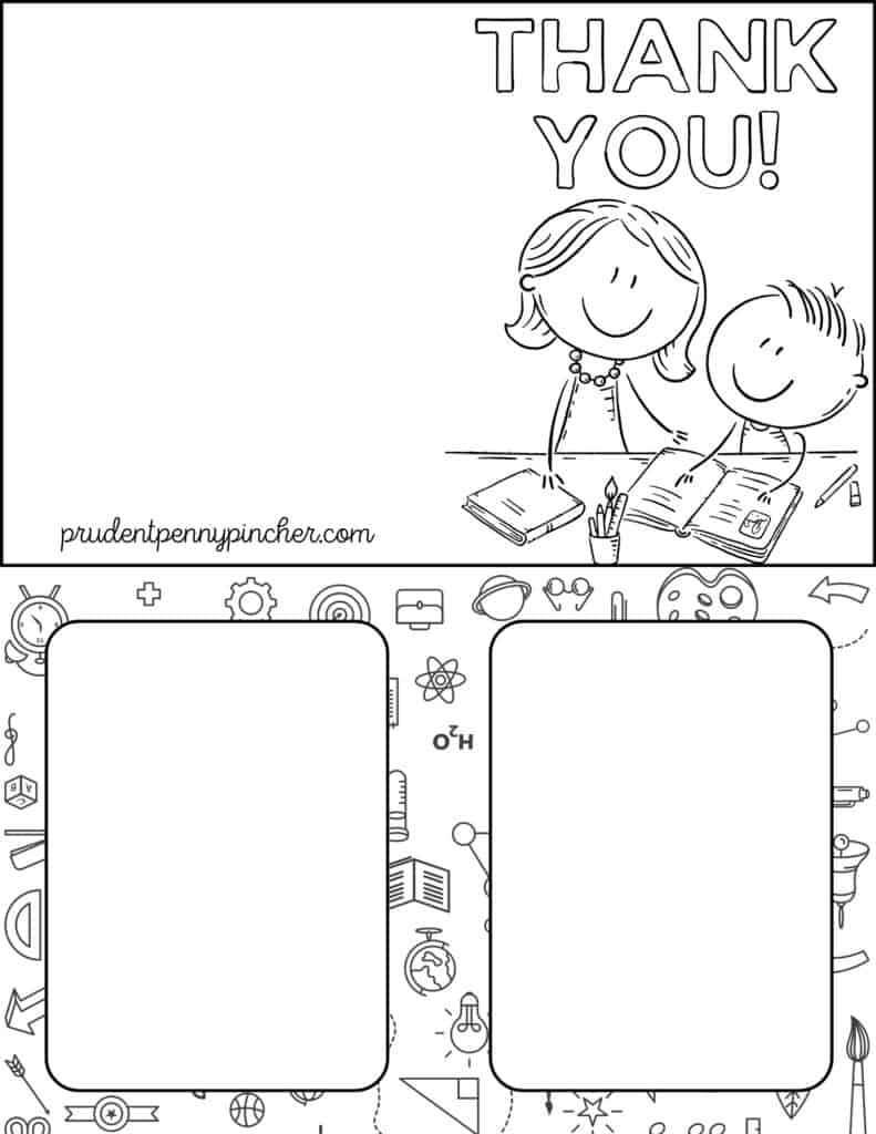 free printable thank you card for teacher appreciation