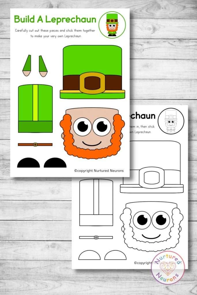 10 Leprechaun Craft Printable JamiesonKasomba