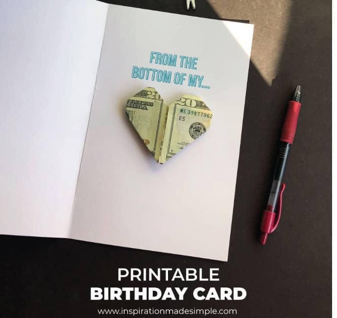 free printable money holder christmas cards