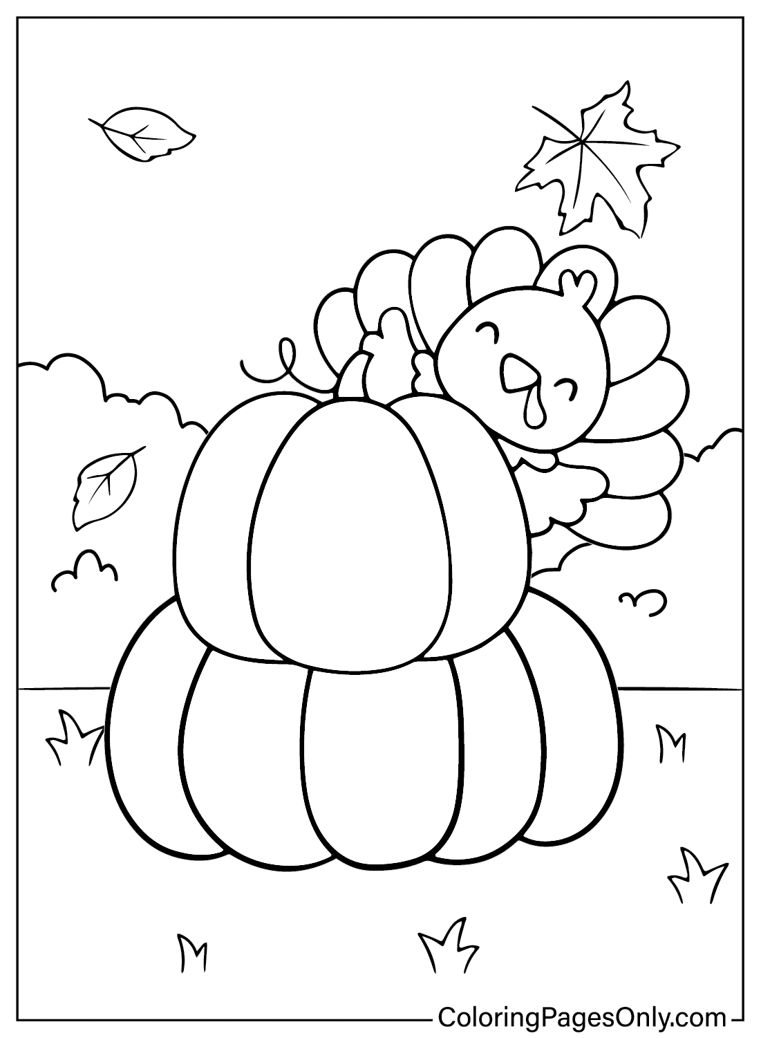 turkey coloring pages free