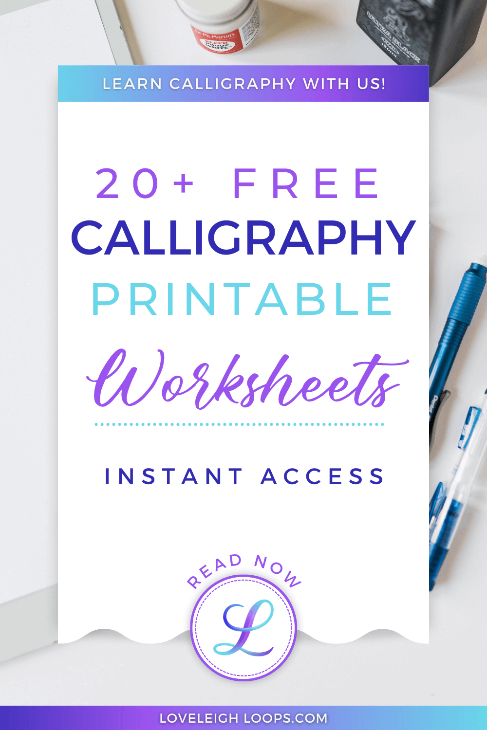 12 Free Hand Lettering Worksheets For Practice Worksheets Library