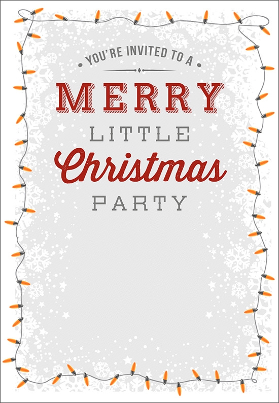 12 Printable Christmas Invitation Templates Sample Templates