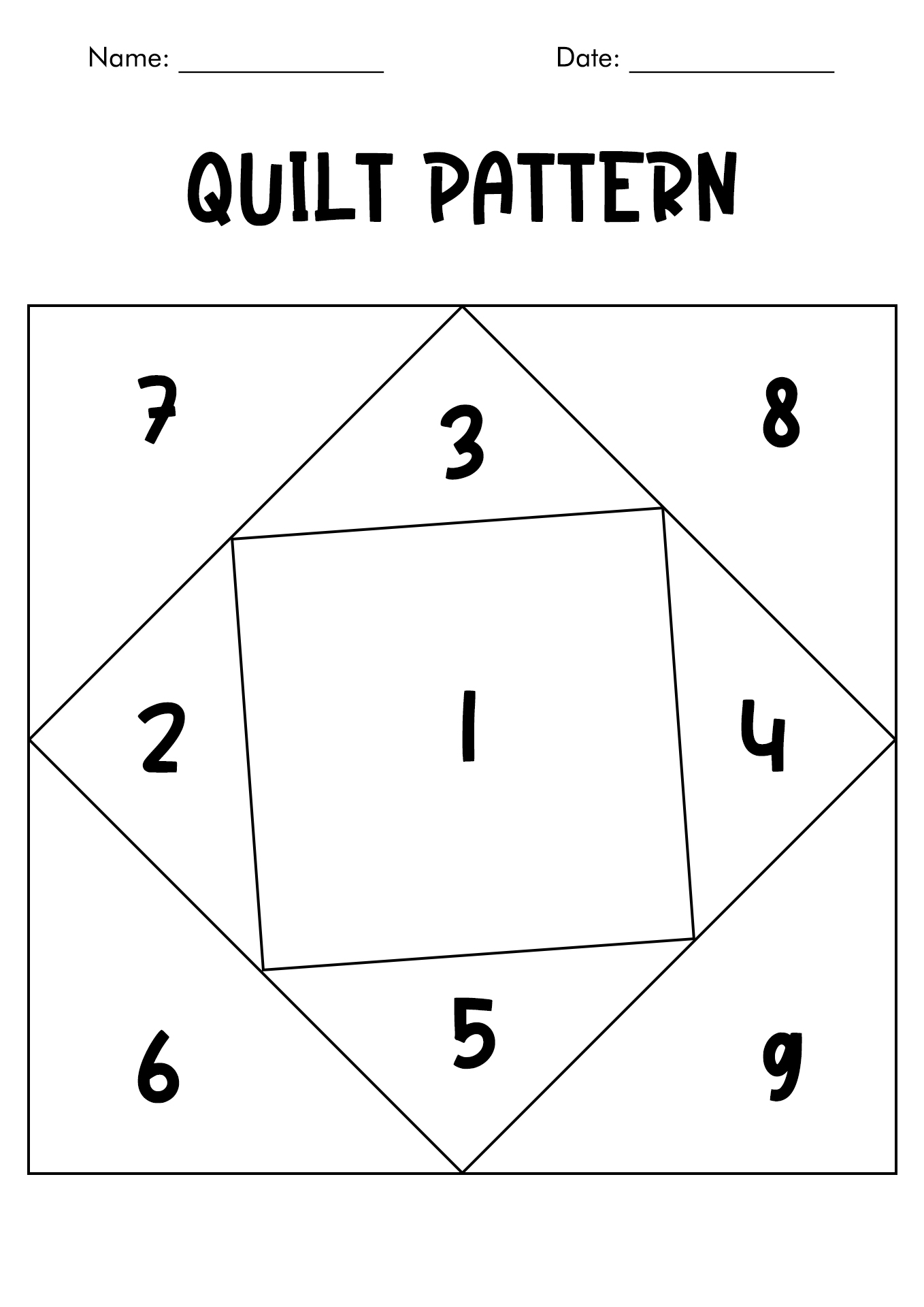 13 Blank Quilt Worksheet Free PDF At Worksheeto