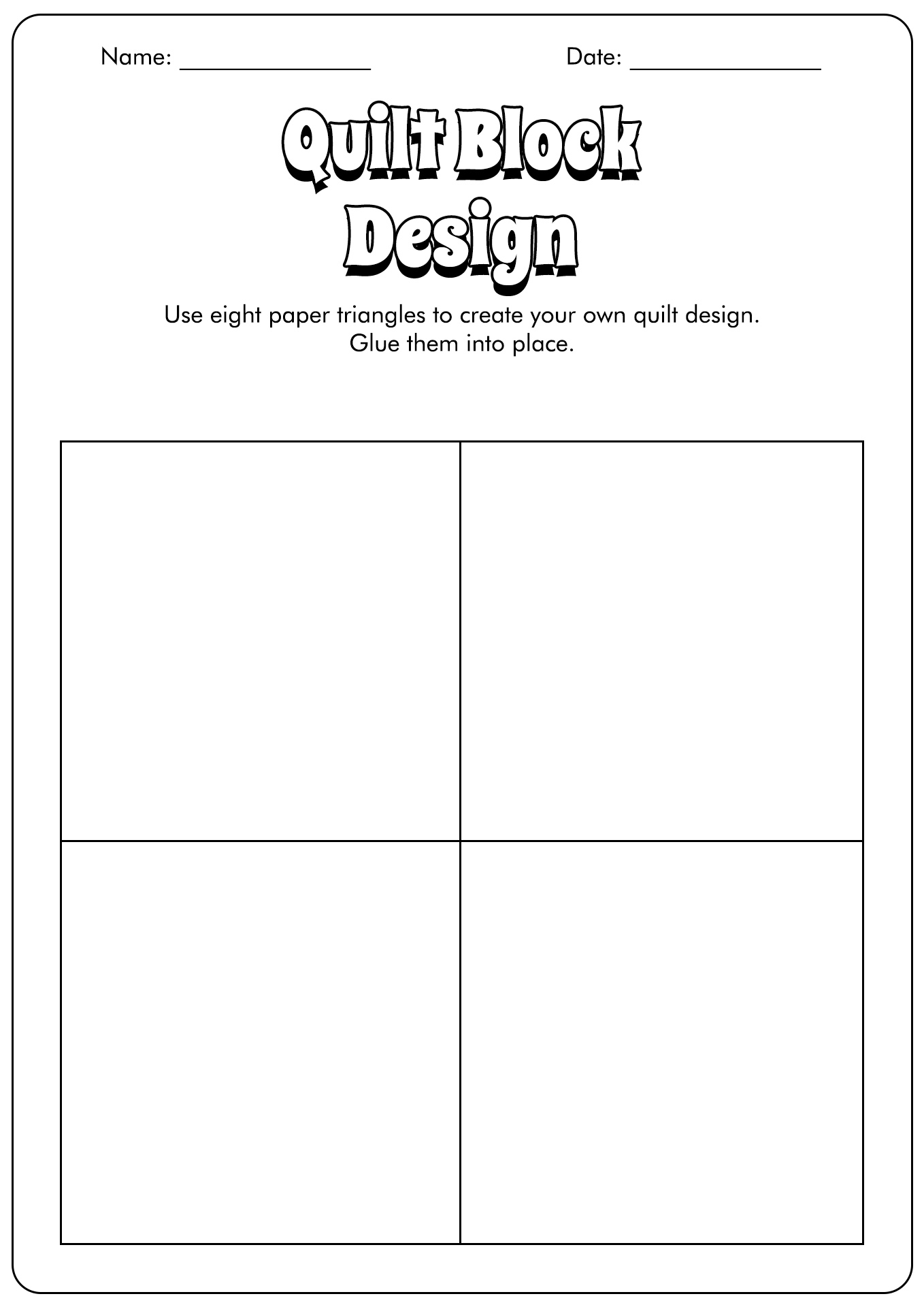 13 Blank Quilt Worksheet Free PDF At Worksheeto