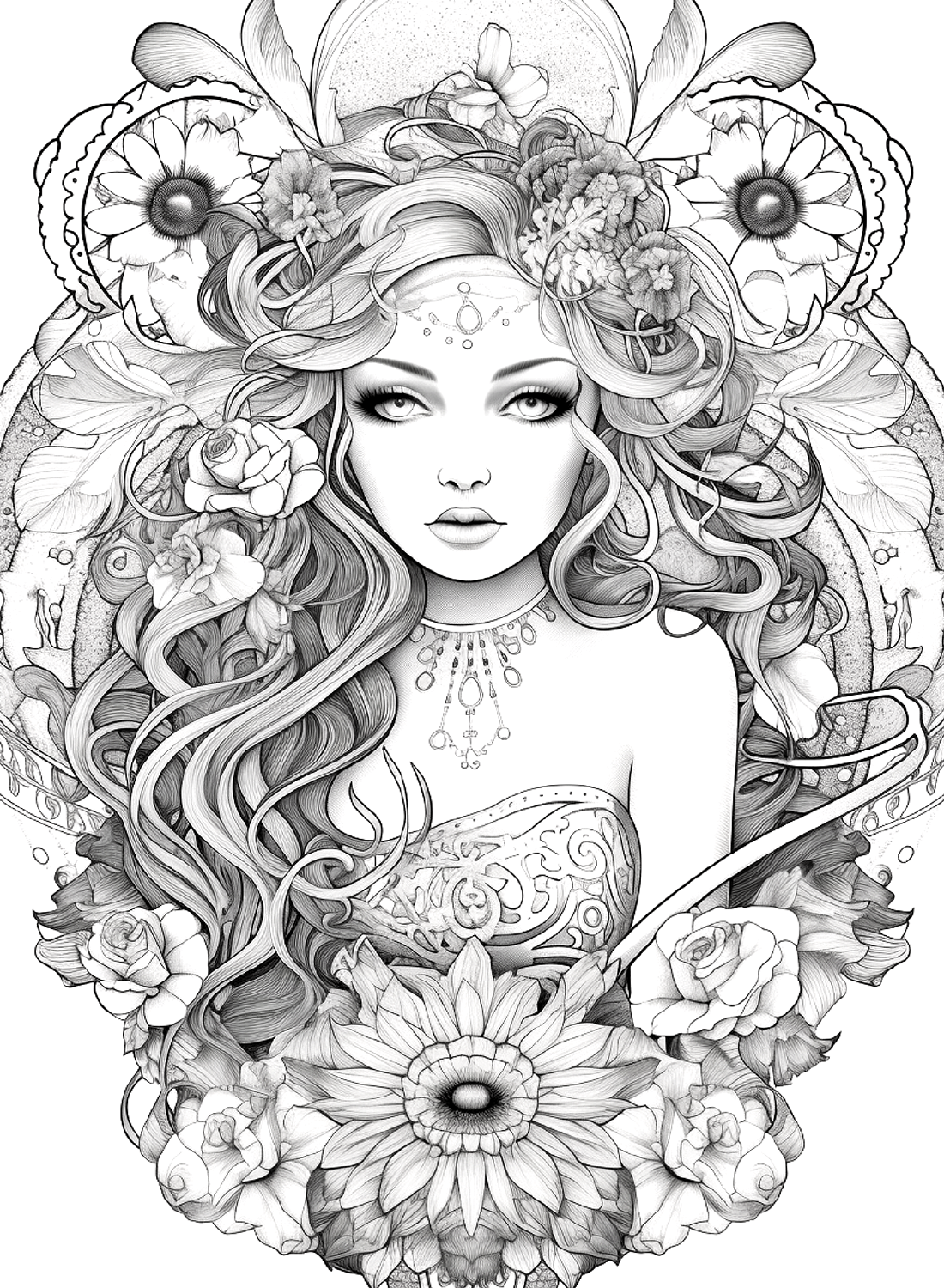 free fairy coloring pages