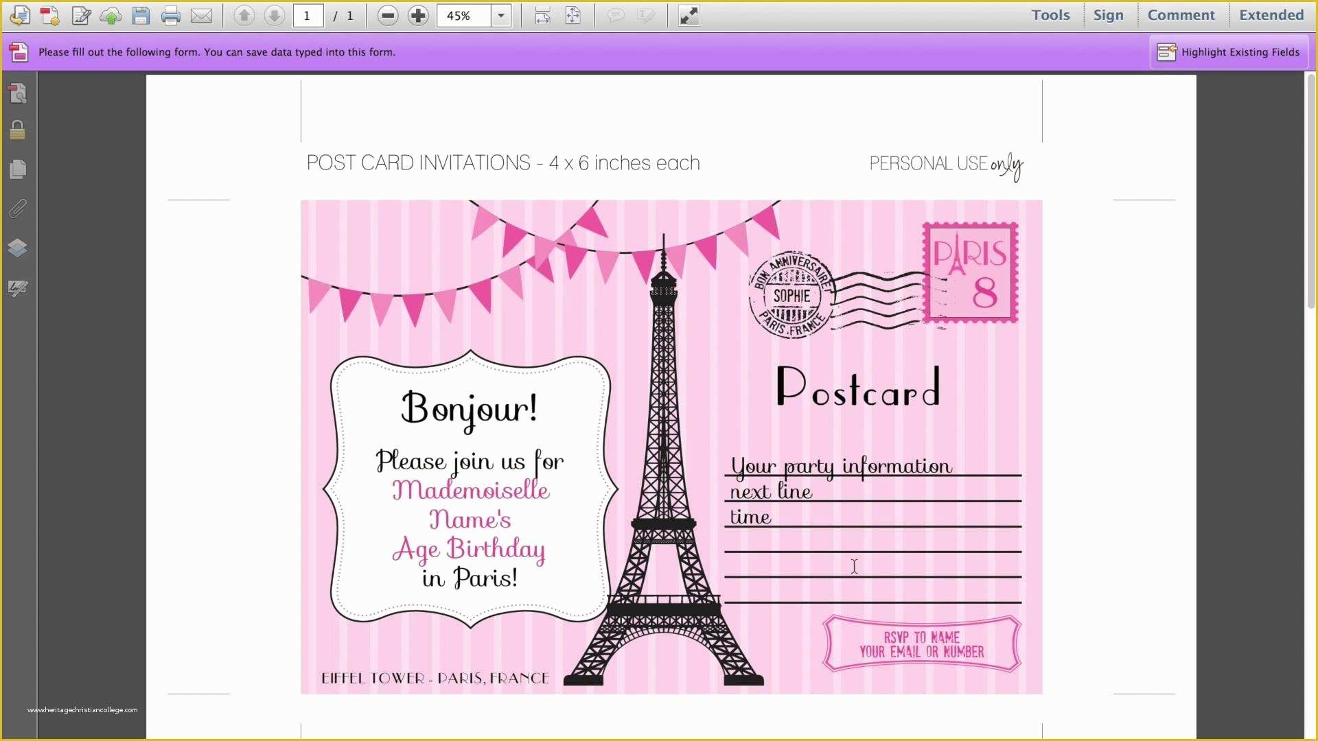 13th birthday party invitations templates free